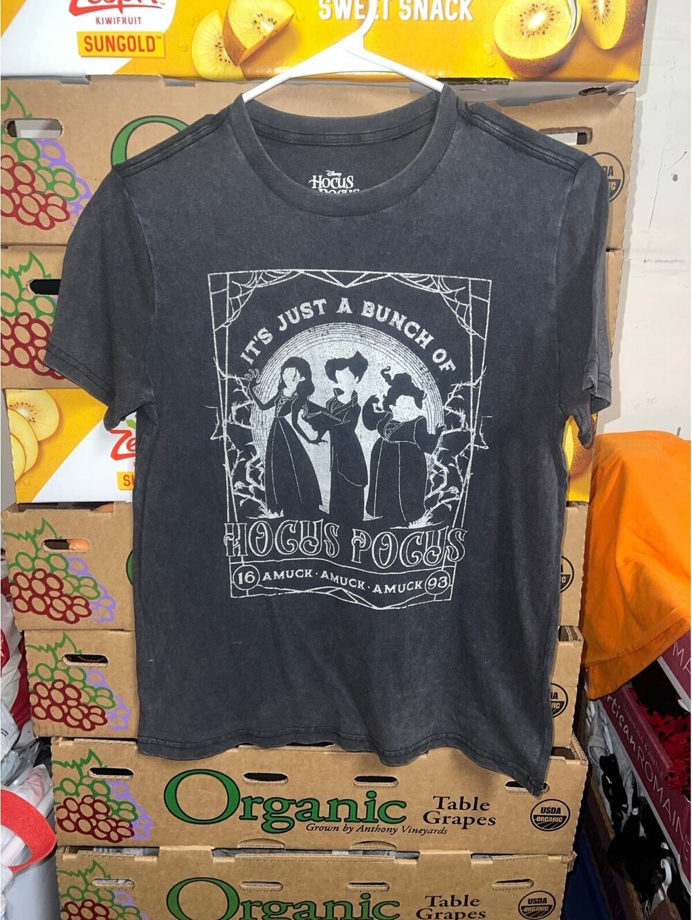 WOMENS Halloween Hocus Pocus shirt size M